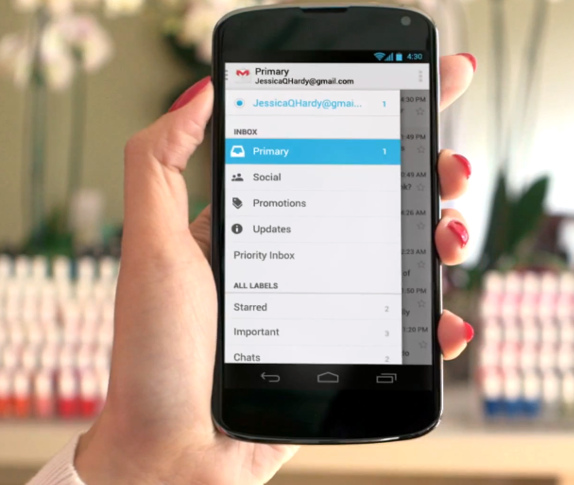 New Gmail Inbox for Android