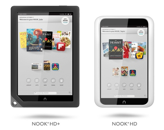 Nook HD Plus and HD