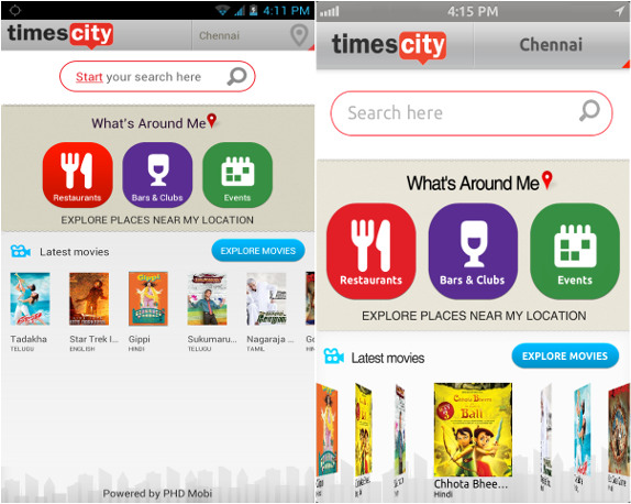 Timescity for Android and iPhone