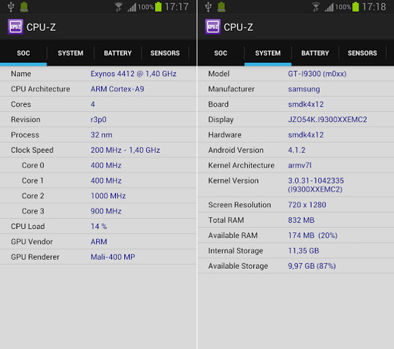 CPU-Z for Android