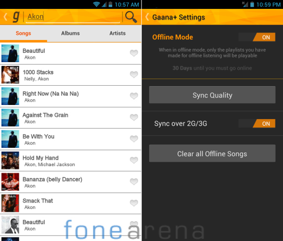 Gaana 2.0 for Android
