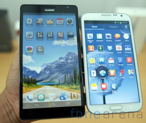 Huawei Ascend Mate vs Samsung Galaxy Note II-3