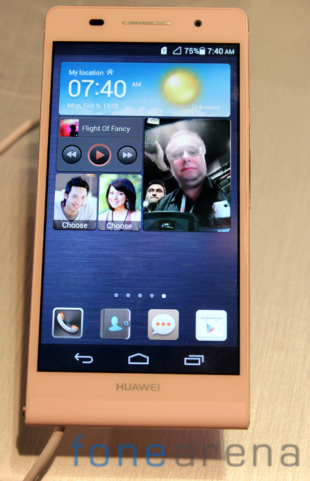 Huawei-Ascend-P6-Pink-Front