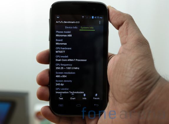 Micromax A88 Benchmarks