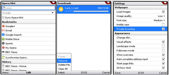 Opera Mini 4 5 For Java Phones Released Brings Improved Download Manager New Ui And More