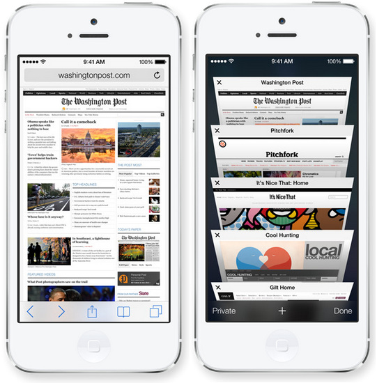 iOS 7 Safari
