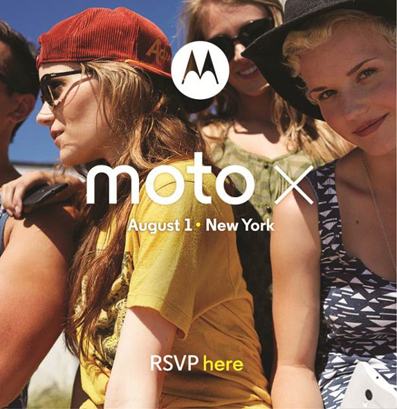 Moto X August 1st Invite