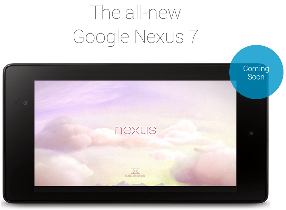 New Google Nexus 7 Coming Soon