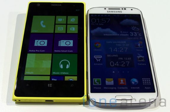 Nokia Lumia 1020 vs Samsung Galaxy S4-1