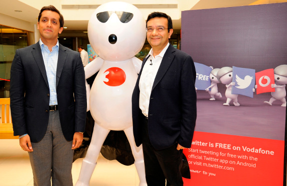 Vodafone and Twitter partnership India