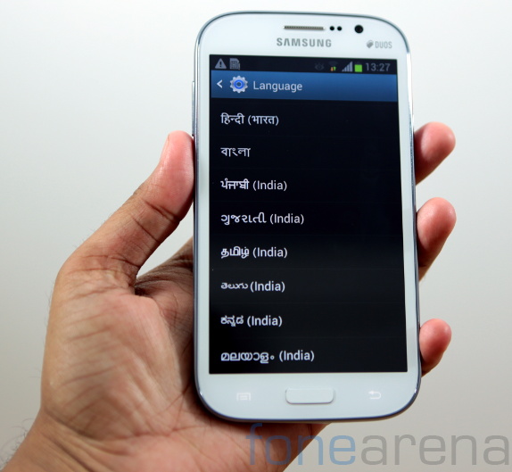 Samsung Galaxy Grand Indian Language support