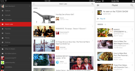 YouTube for iPhone and iPad v2.0