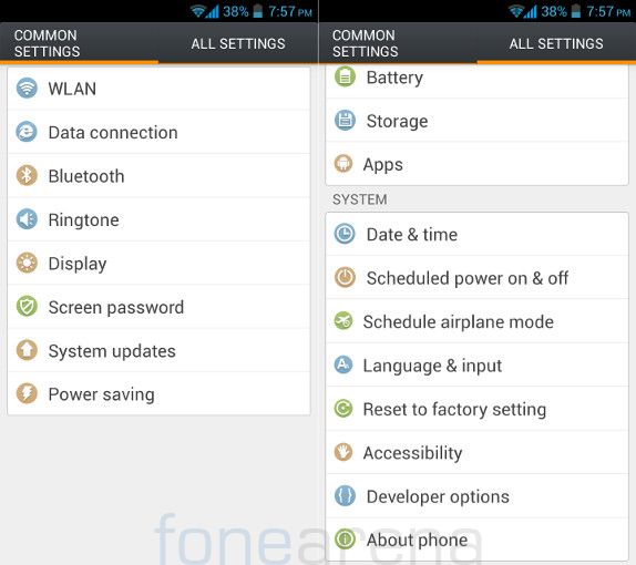 Gionee Elife E5 Connectivity