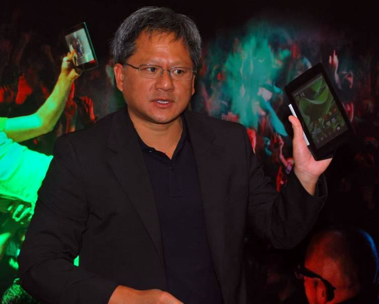 Jen-Hsun Huang with Xolo Play Tegra Note
