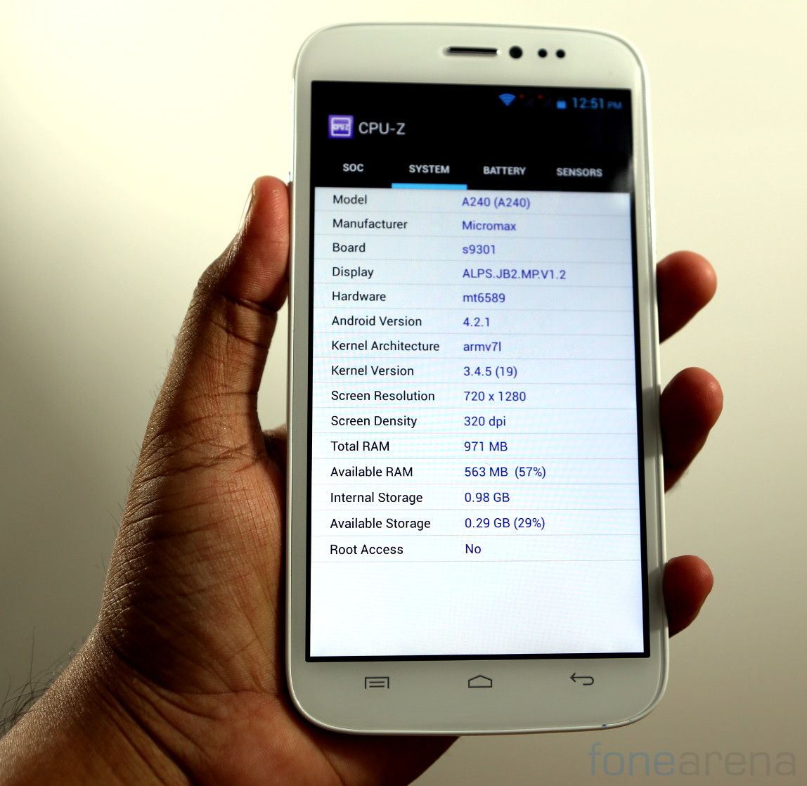 Micromax Canvas Doodle 2 A240 Benchmarks