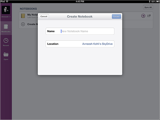OneNote for iPad 2.1