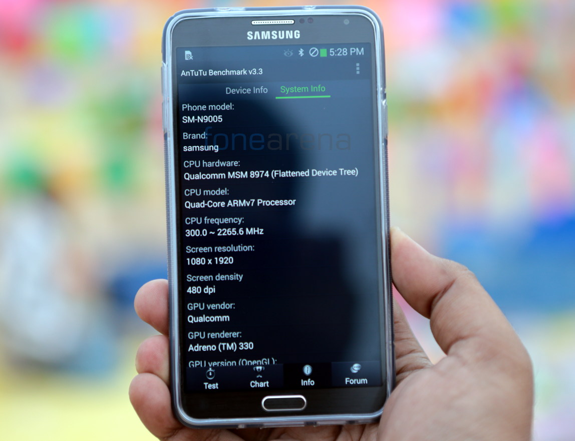 Samsung Galaxy Note 3 Snapdragon 800