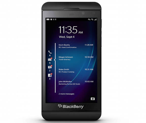 BlackBerry 10.2 Lockscreen Notifications