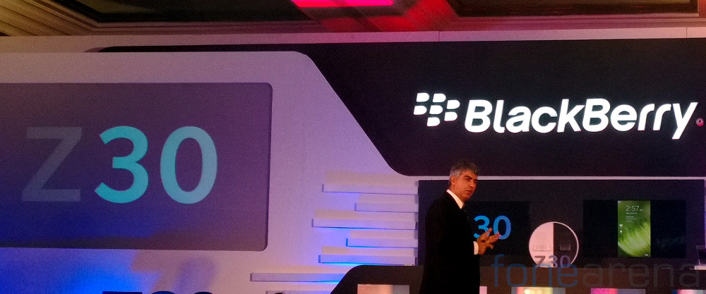 BlackBerry Z30 India launch