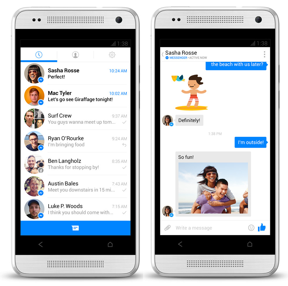 facebook messenger old version