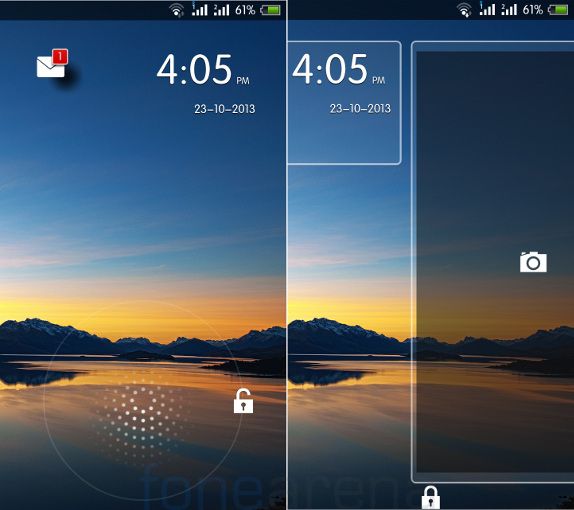 Intex Aqua HD Lockscreen and Widgets