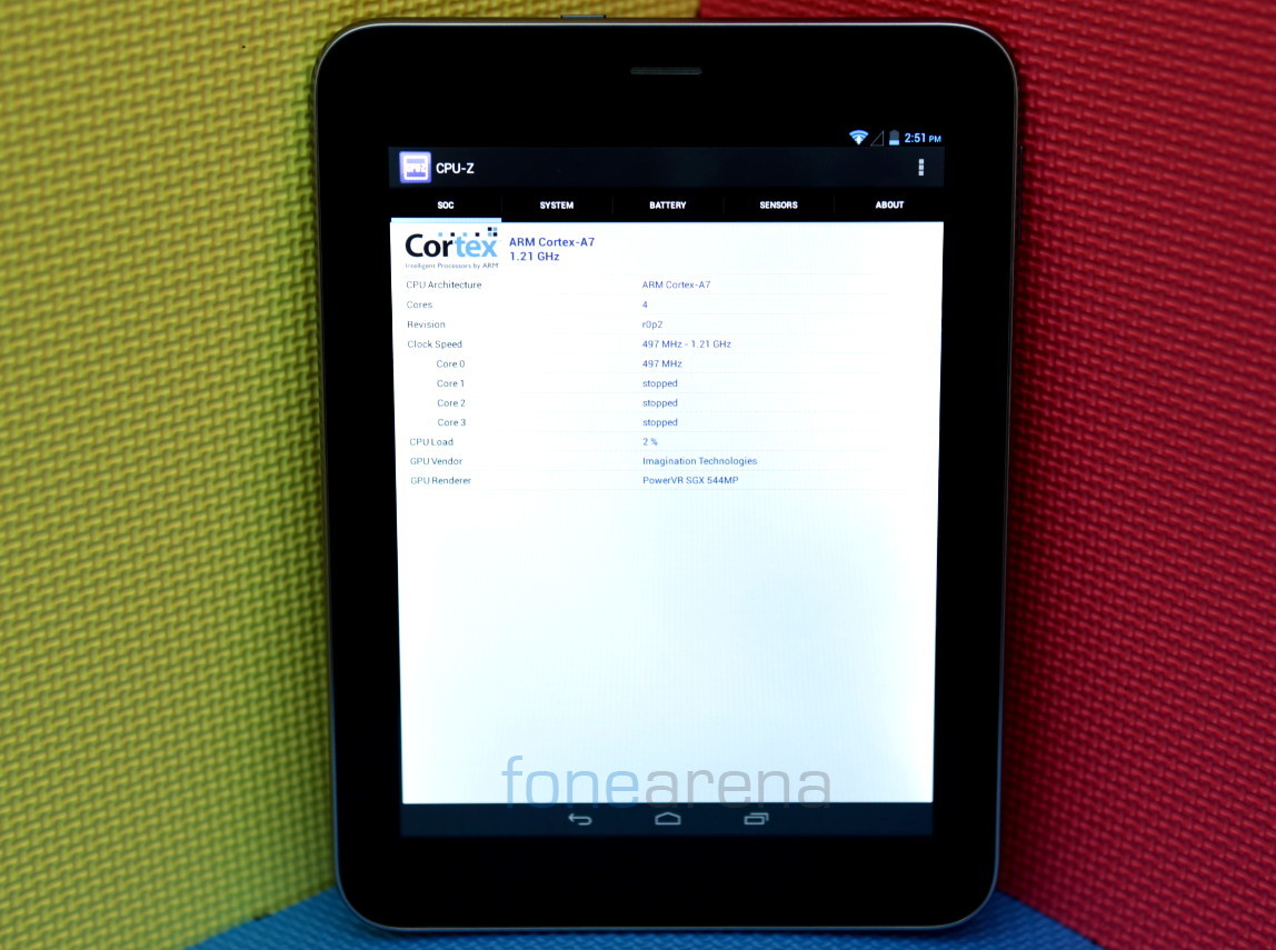 Micromax Canvas Tab P650 Benchmarks