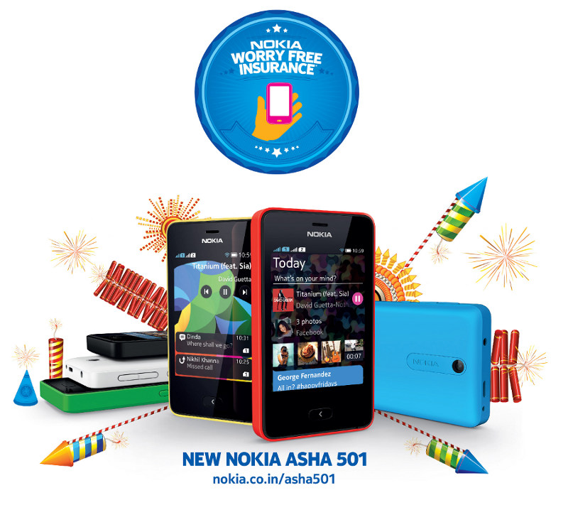Nokia Asha 501 Free Insurance