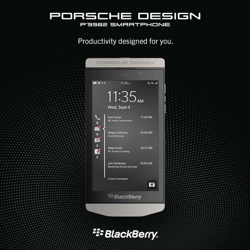 Blackberry Porsche Design P'9982 Revealed