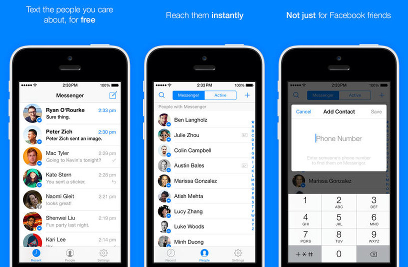 Facebook Messenger 3.0 for iPhone