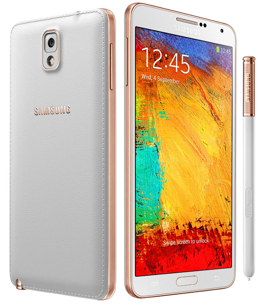 Samsung Galaxy Note 3 White Gold