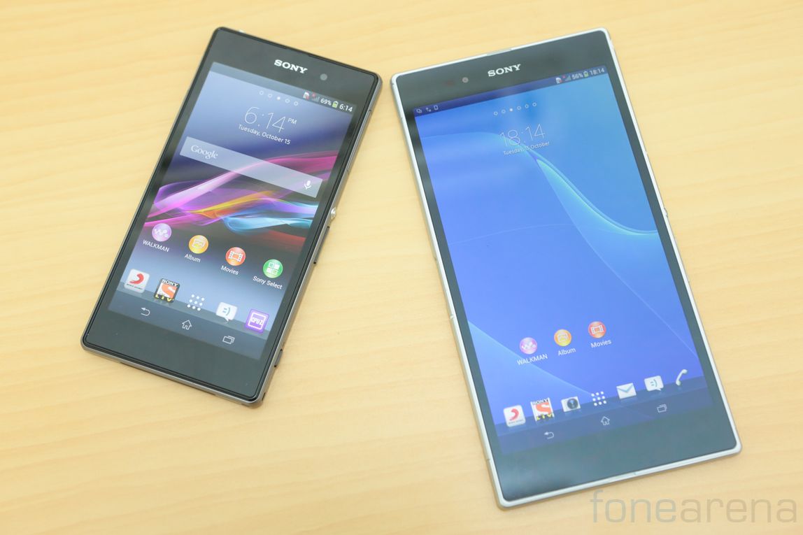 Xperia Z1 vs Z Ultra