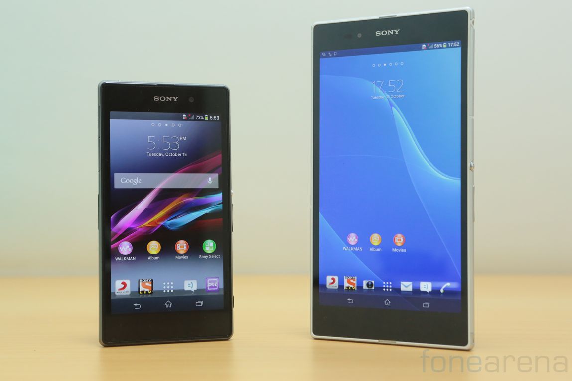 Xperia Z1 vs Z Ultra