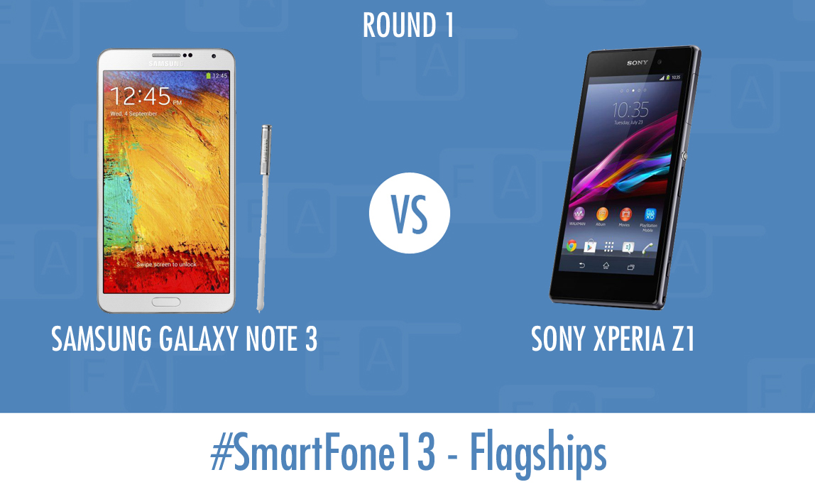 Round 1 – Samsung Galaxy Note 3 vs Sony Xperia Z1 #SmartFone13