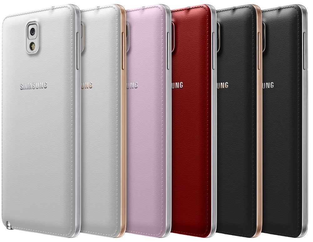 Samsung Galaxy Note 3 color options