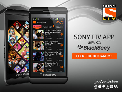 Sony LiV for BlackBerry