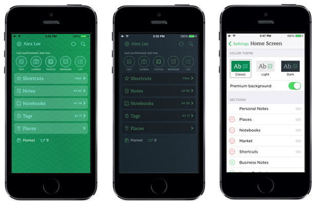 Evernote 7.3 for iPhone