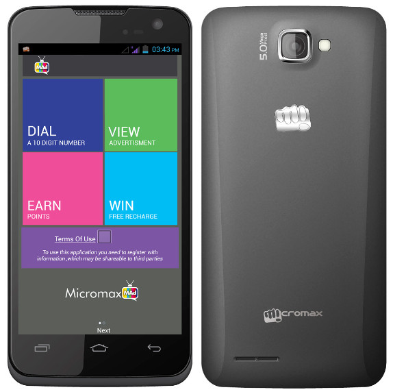 Micromax Canvas MAd A94