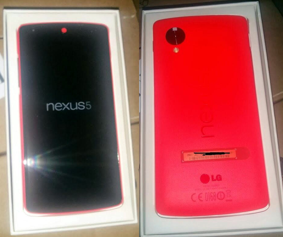 Red Nexus 5 leak