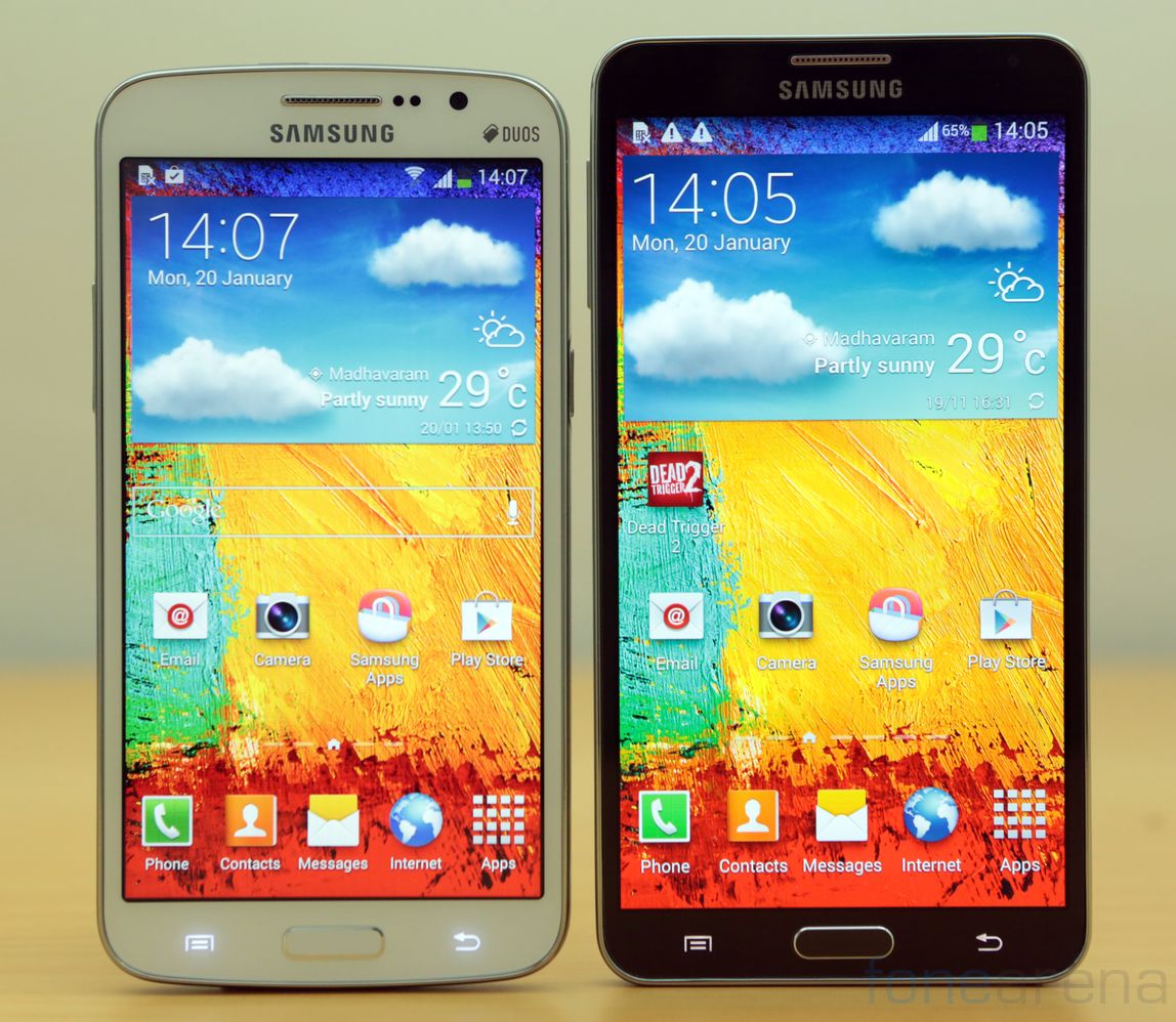 reembolso enemigo capacidad Samsung Galaxy Grand 2 vs Samsung Galaxy Note 3 Photo Gallery