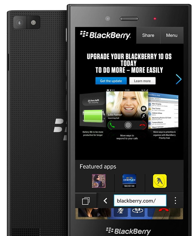 BlackBerry Z3 leak