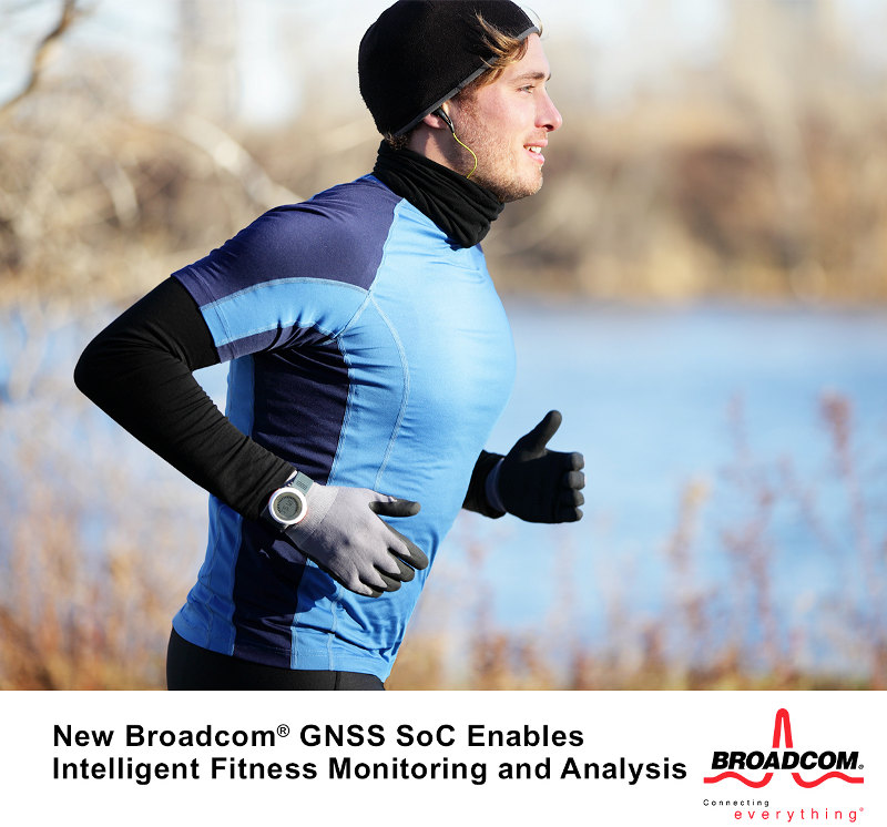 Broadcom GNSS SoC for Wearables