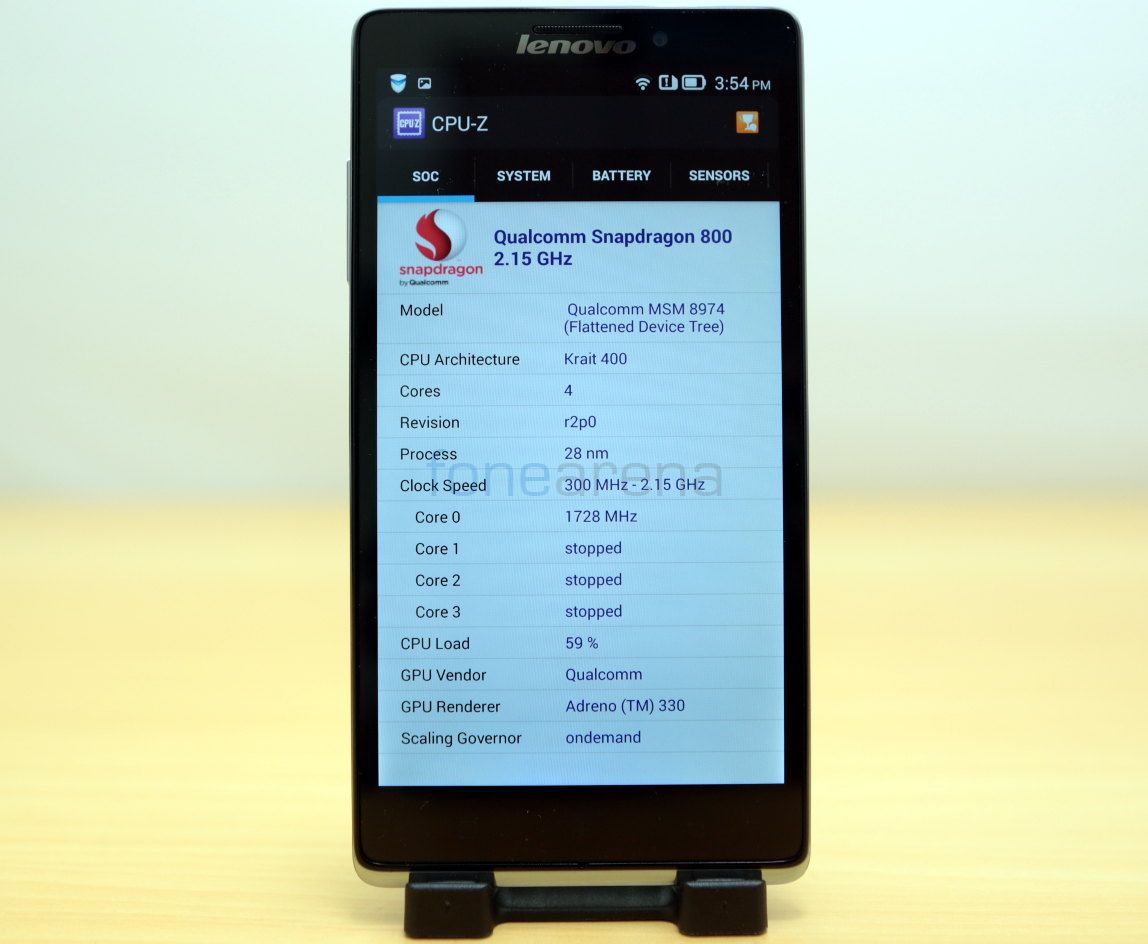 Lenovo Vibe Z Benchmarks