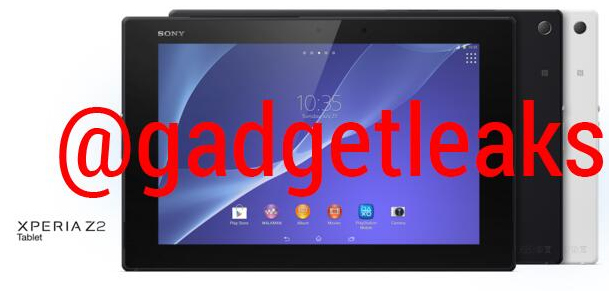 Sony Xperia Z2 Tablet leak