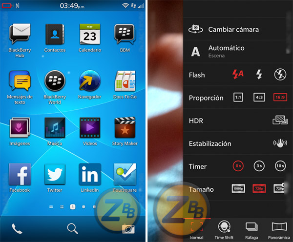 BlackBerry OS 10.3 leak