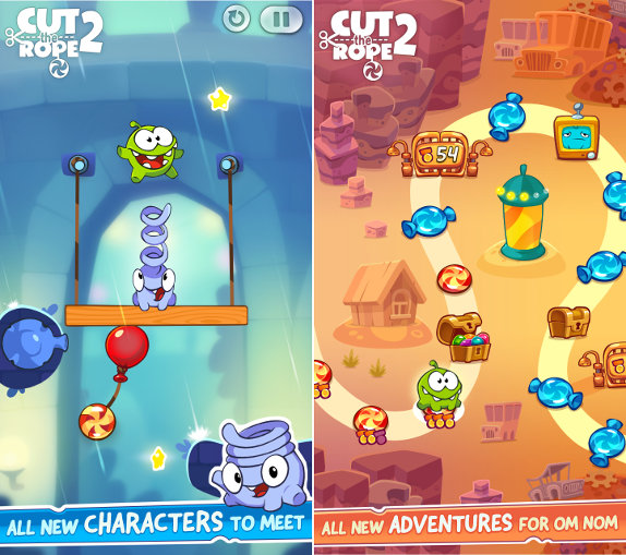 Cut the Rope 2 arrives on Android - Softonic