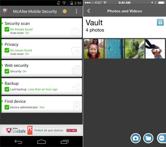 mcafee security mobile