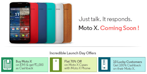 Moto X launch day offers