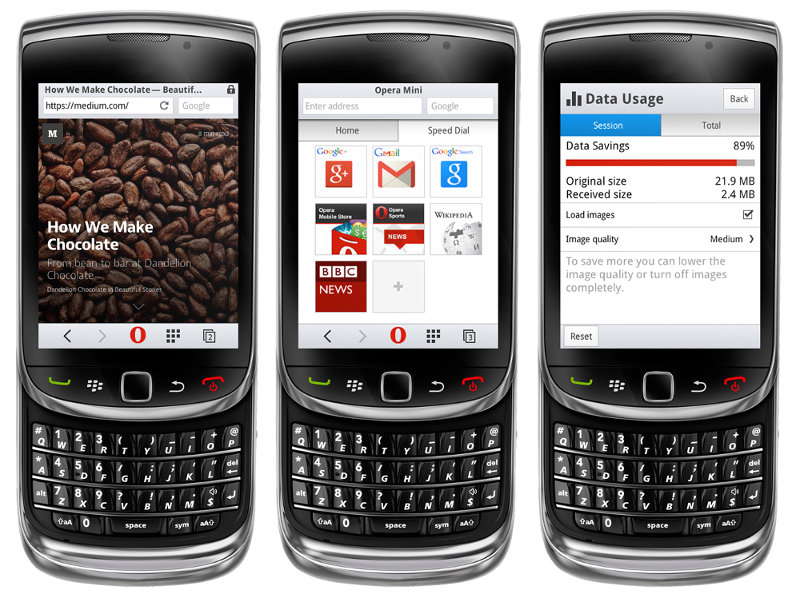 Opera Mini 8 For Java And BlackBerry Brings New UI, Night Mode And.