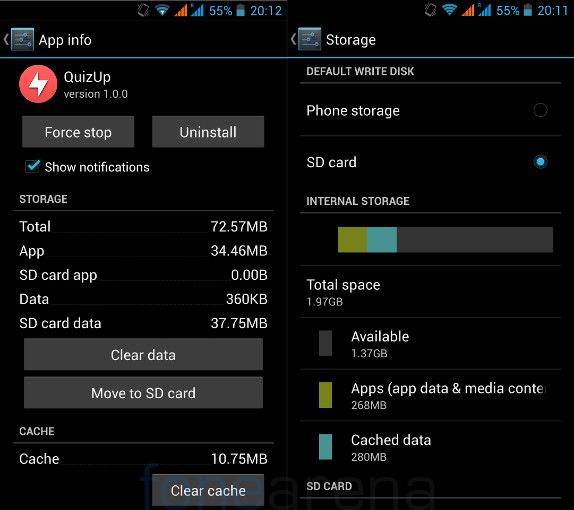 iberry Auxus Nuclea N2 Apps to SD and Default Write disk