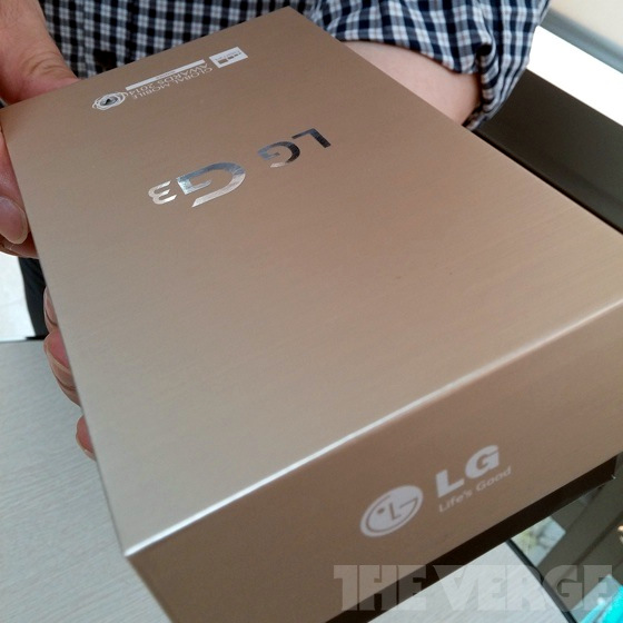 LG G3 retail box leak
